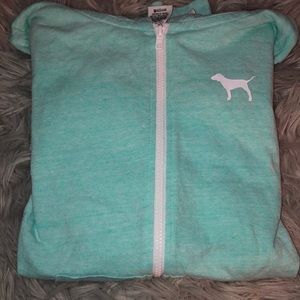2/$15 blue zip up hoodie